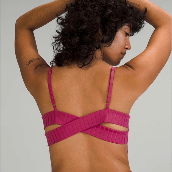 Lululemon Ribbed High-Neck Cross-Back One-Piece - Picture 4 of 5